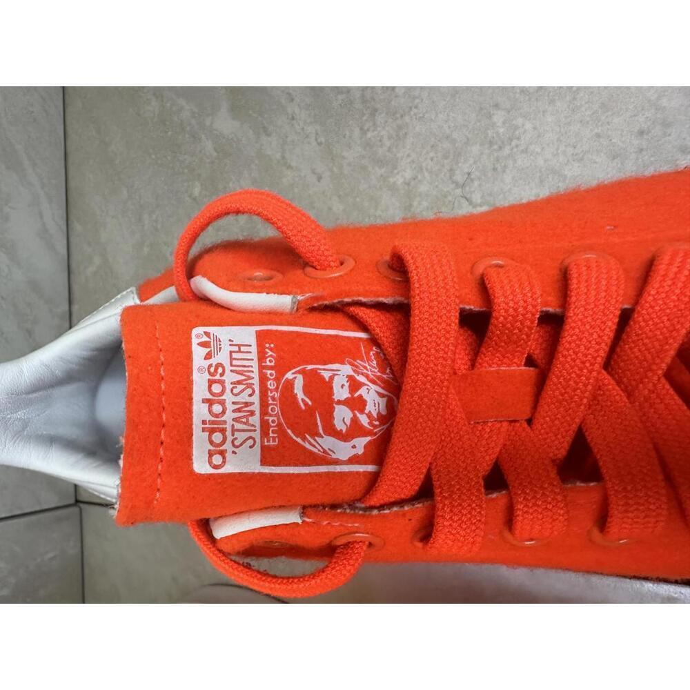 Adidas Stan Smith x Pharrell Williams orange tennis shoes Size 6.5 - Picture 2 of 6